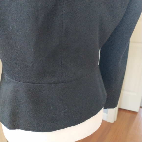 J Crew Black Peplum Wool Classic Jacket Blazer 6 - Picture 5 of 11